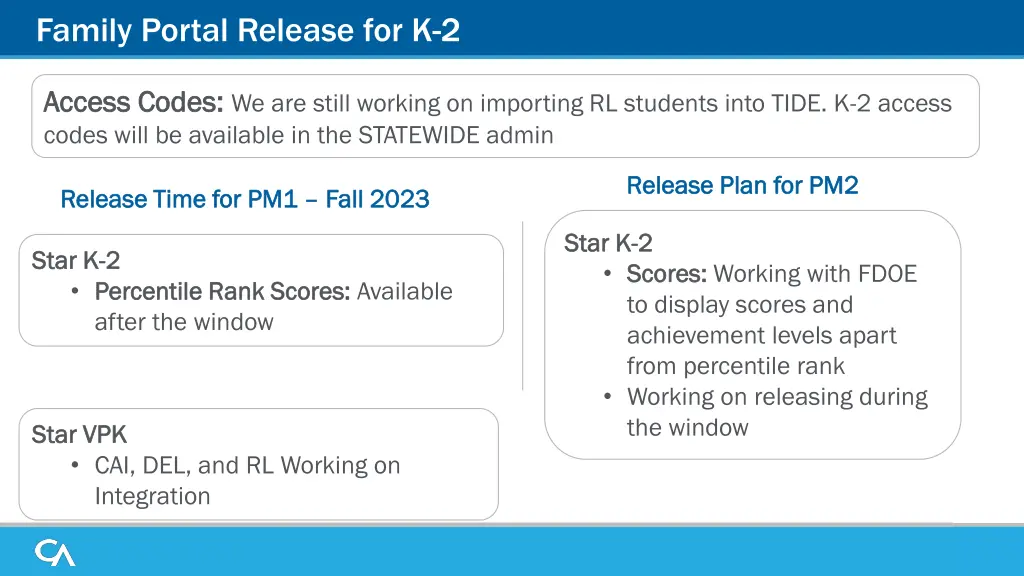 family portal release for k 2