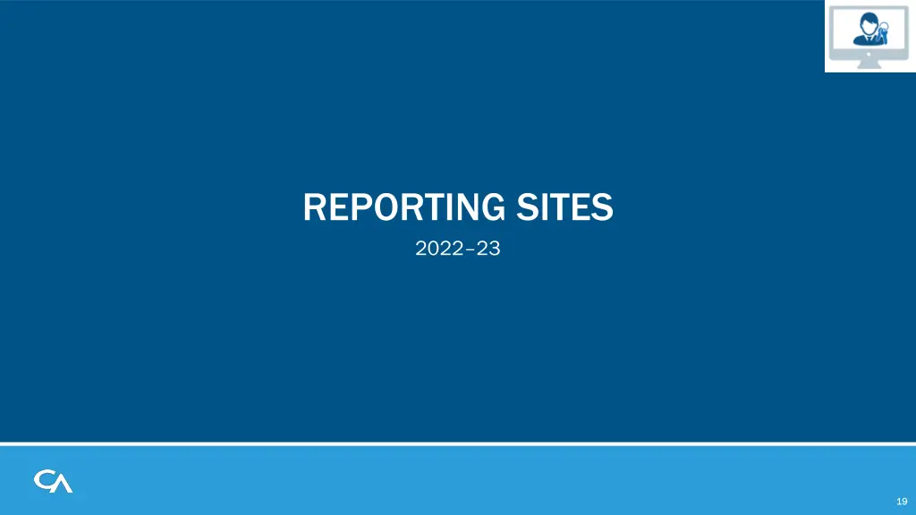 reporting sites 2022 23