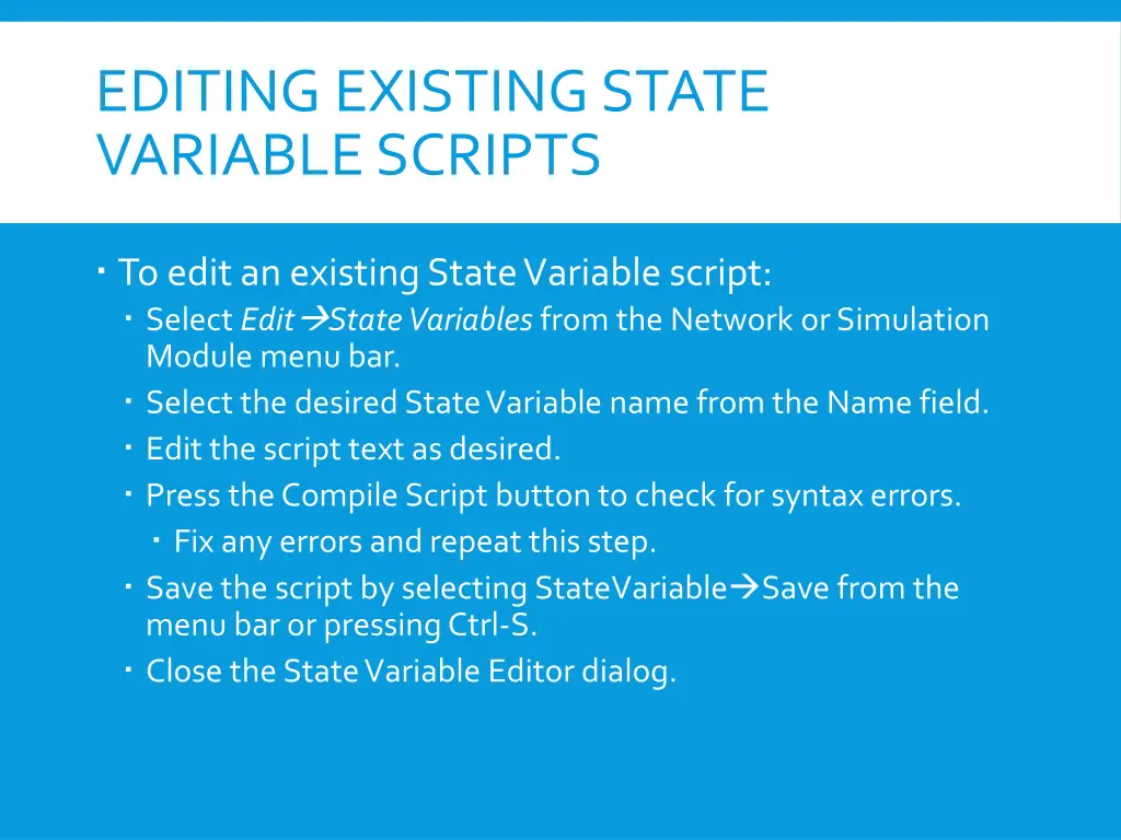 editing existing state variable scripts