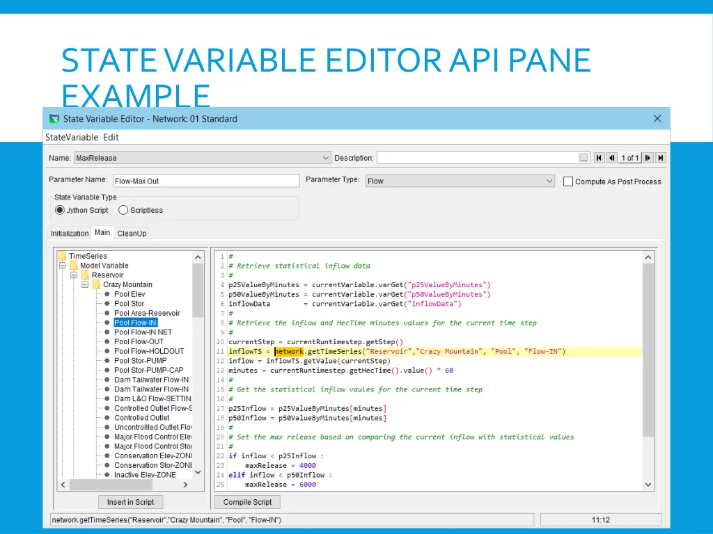 state variable editor api pane example