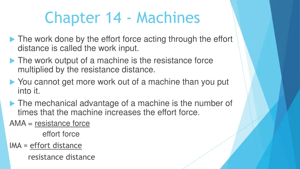 chapter 14 machines