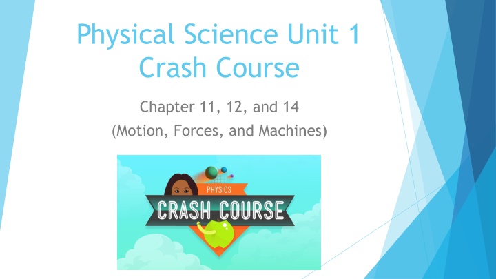 physical science unit 1 crash course