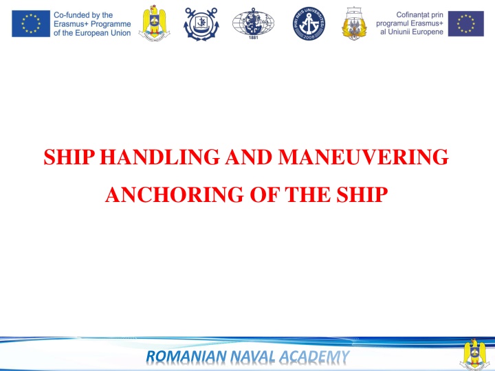 ship handling and maneuvering