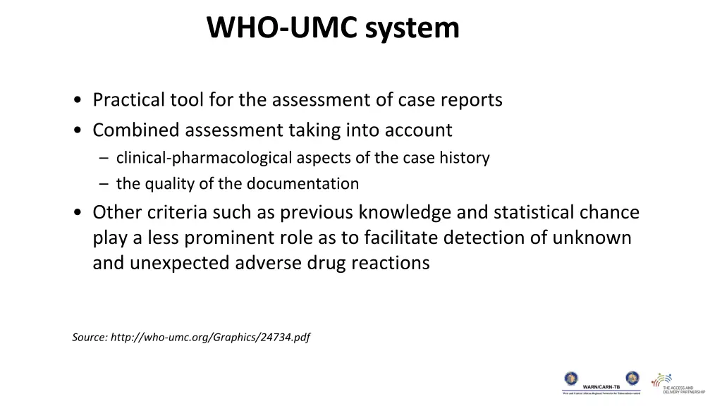 who umc system