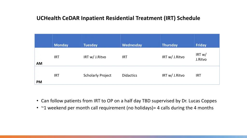 uchealth cedar inpatient residential treatment