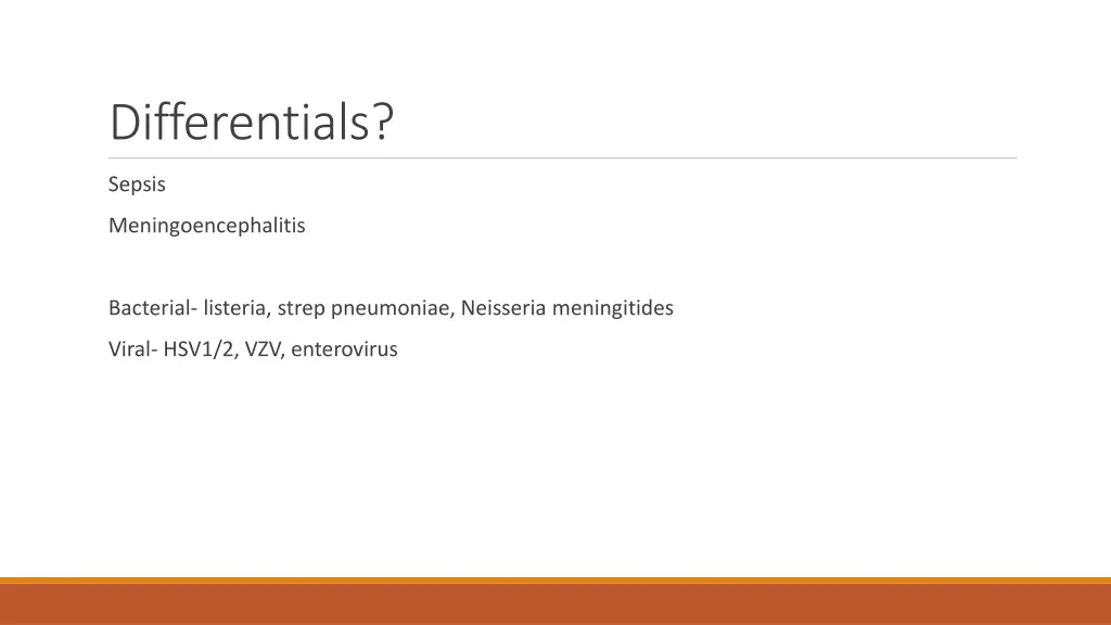 differentials