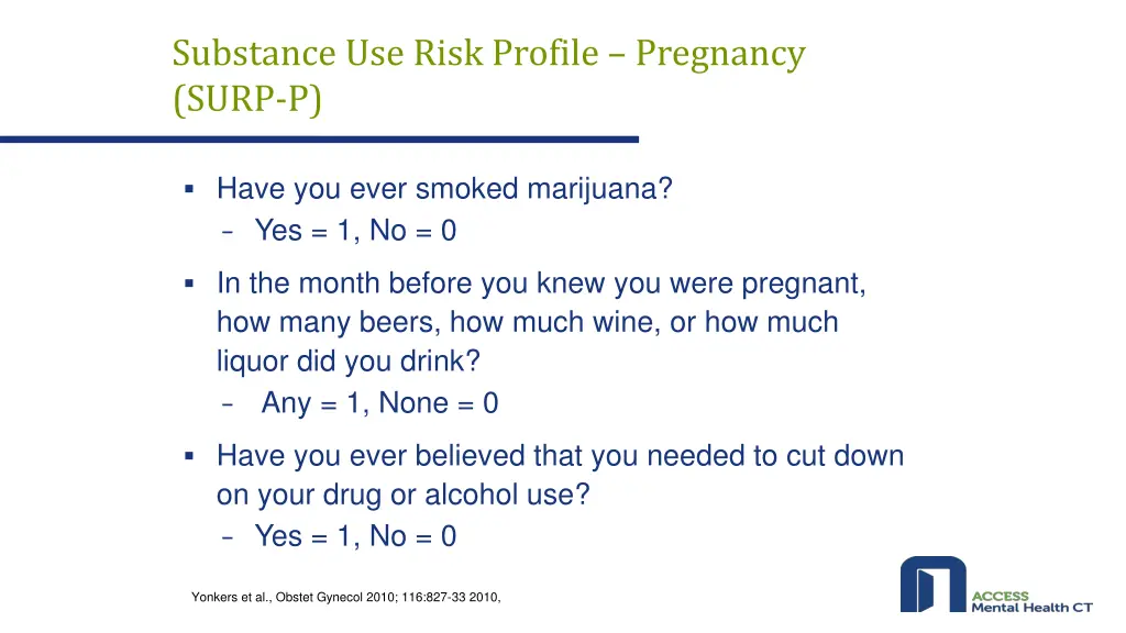 substance use risk profile pregnancy surp p