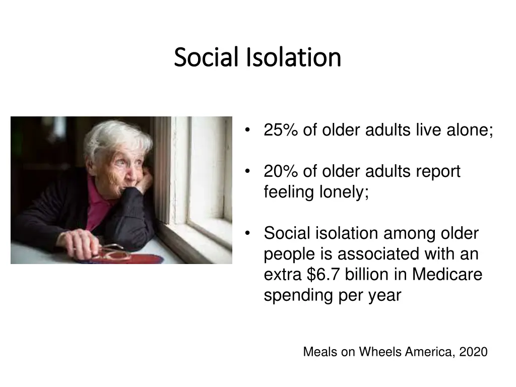 social isolation social isolation