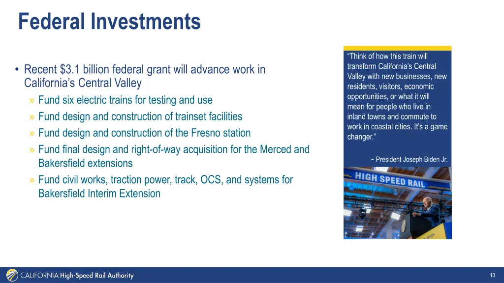 federal investments