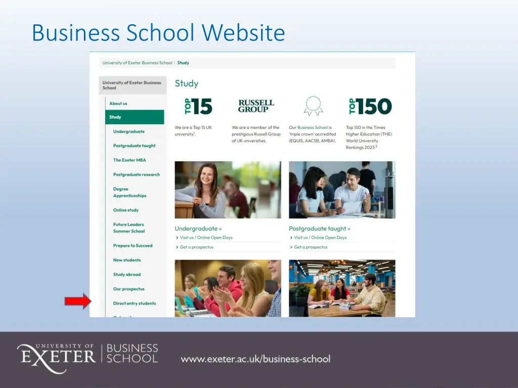 business school website 1