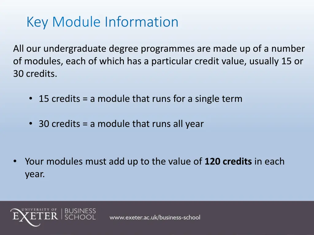 key module information