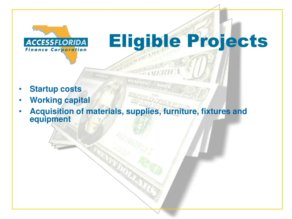 eligible projects 1