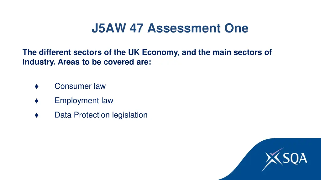 j5aw 47 assessment one