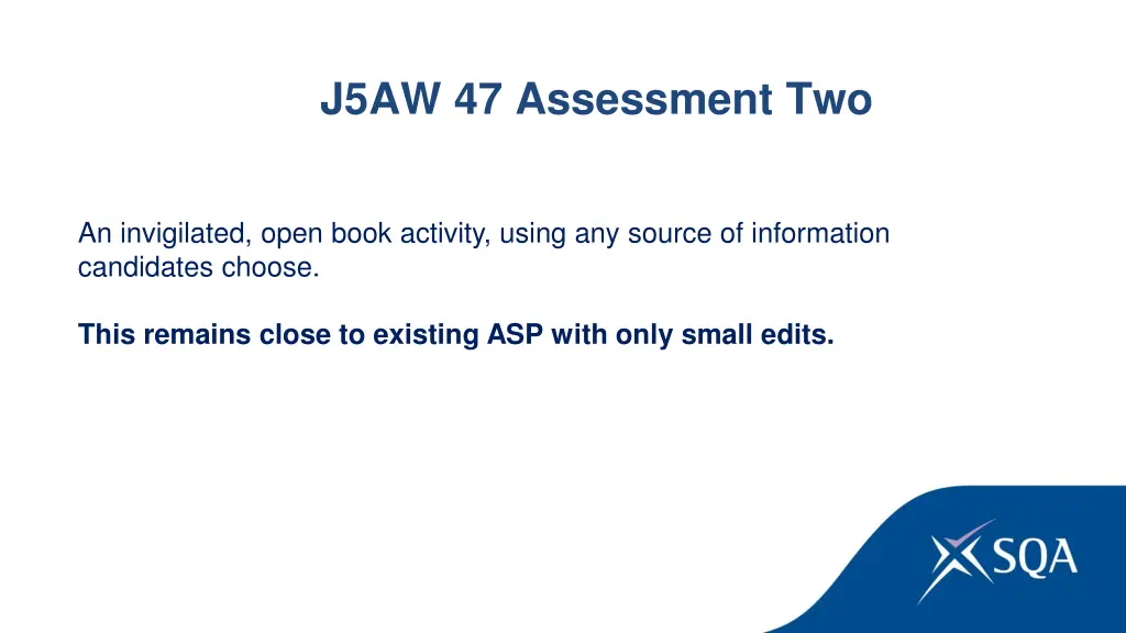j5aw 47 assessment two