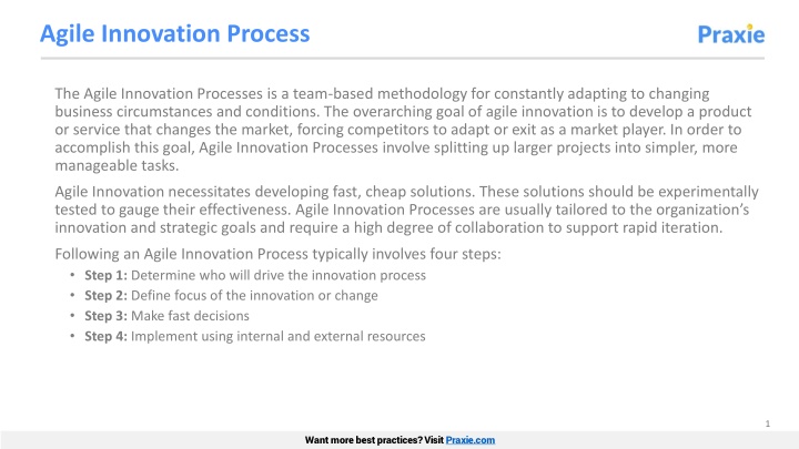 agile innovation process