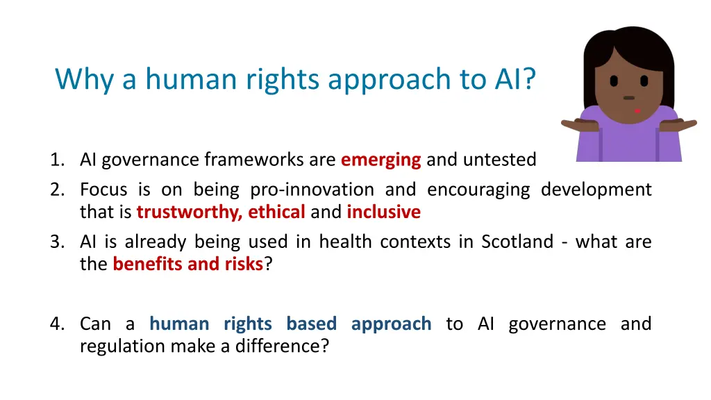 why a human rights approach to ai