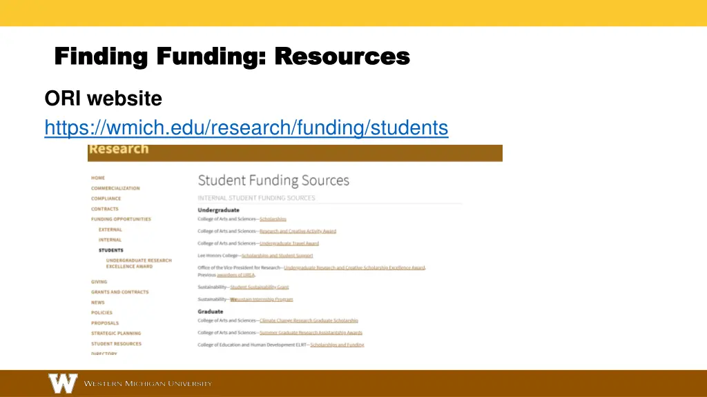 finding funding resources finding funding