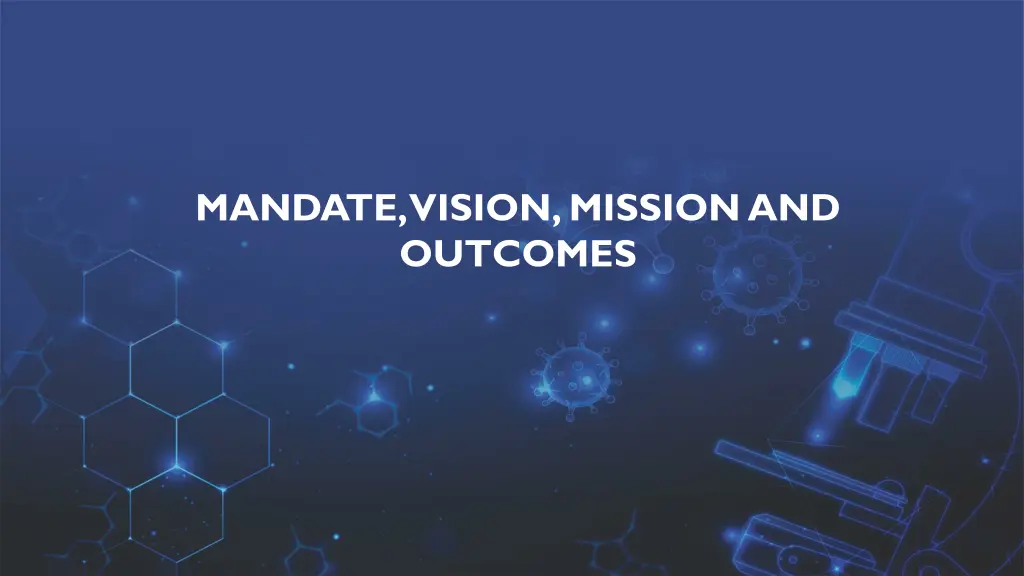 mandate vision mission and outcomes