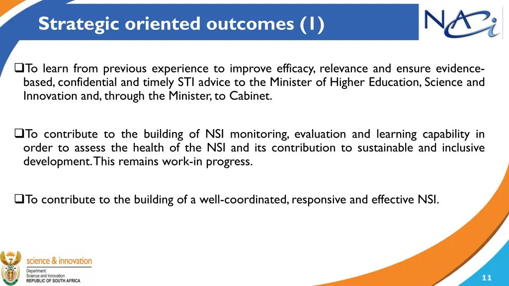 strategic oriented outcomes 1