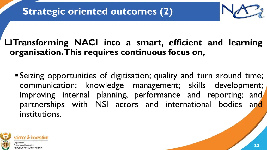 strategic oriented outcomes 2