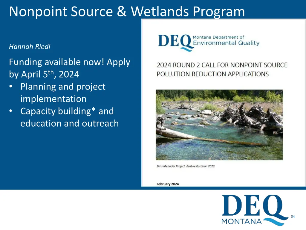 nonpoint source wetlands program