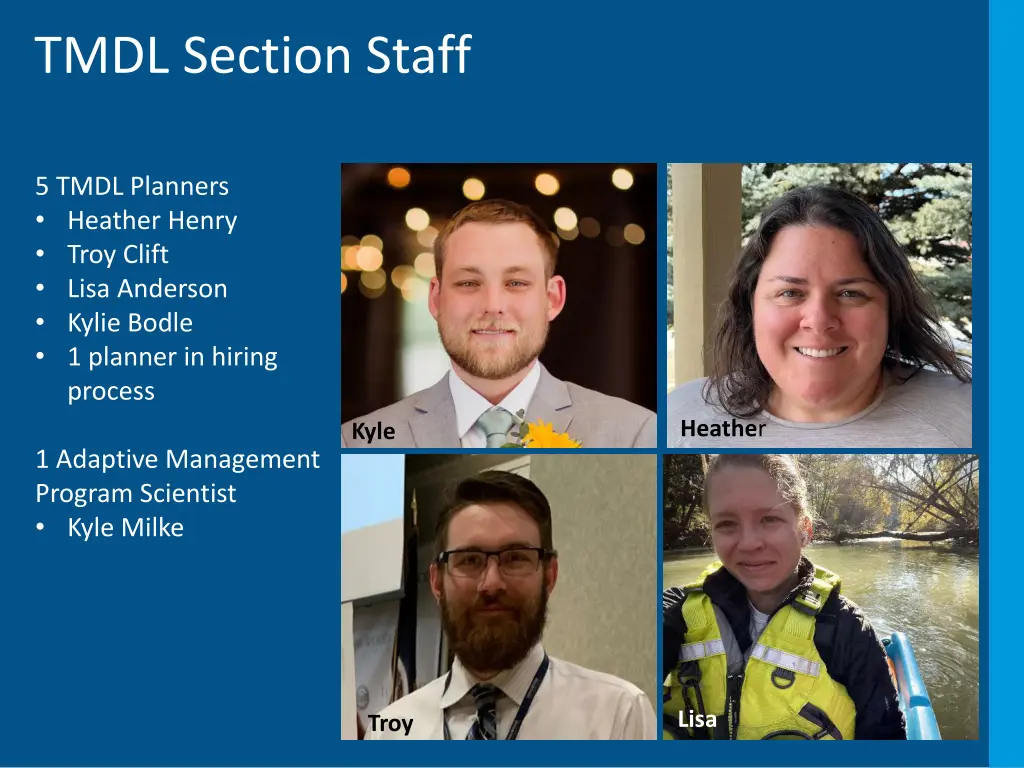 tmdl section staff