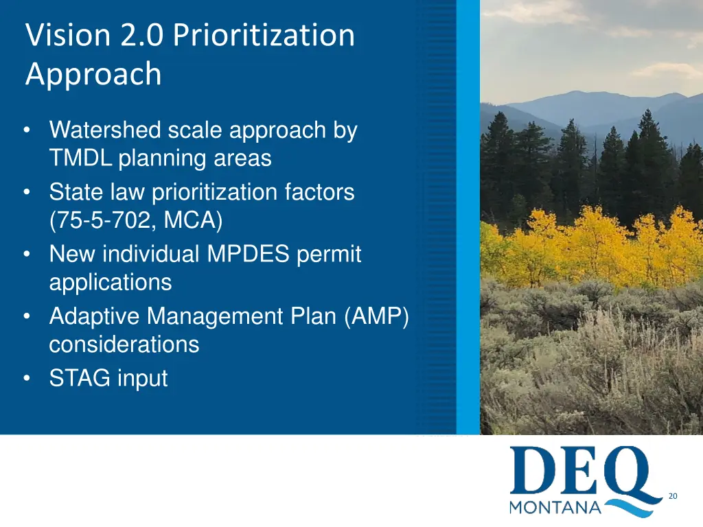 vision 2 0 prioritization approach