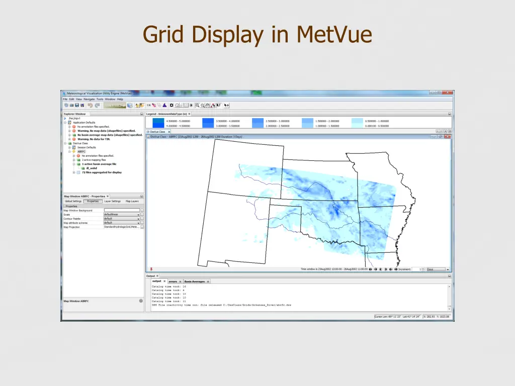 grid display in metvue