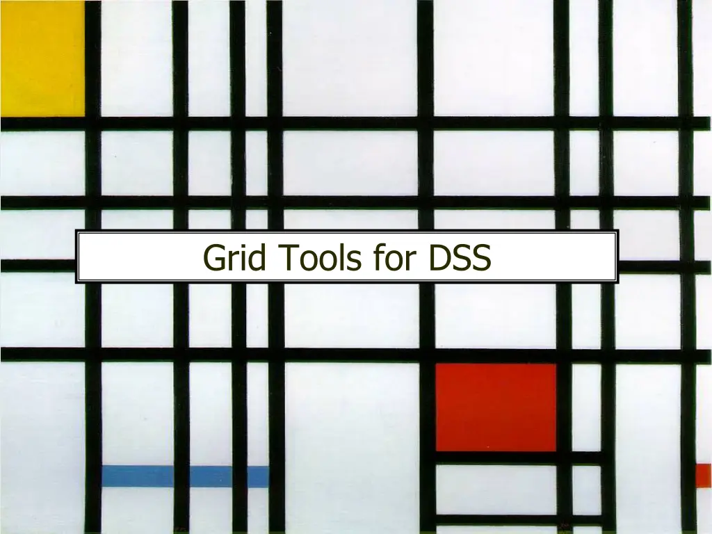 grid tools for dss