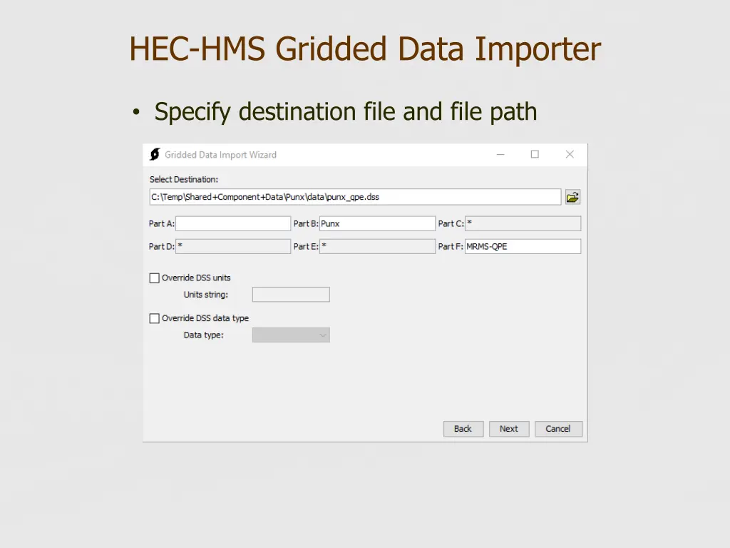 hec hms gridded data importer 3