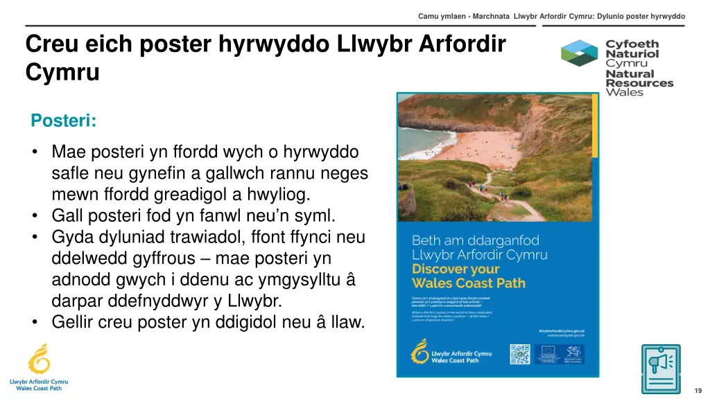 camu ymlaen marchnata llwybr arfordir cymru 18