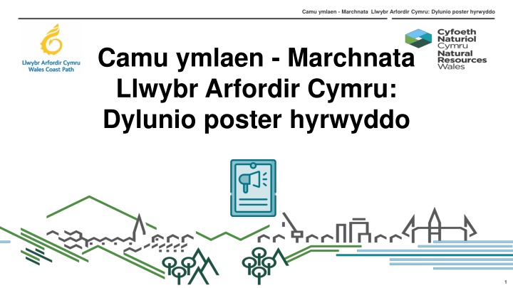 camu ymlaen marchnata llwybr arfordir cymru