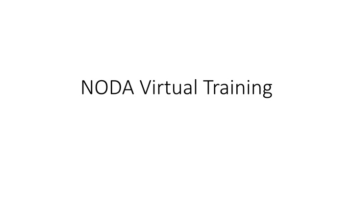 noda virtual training