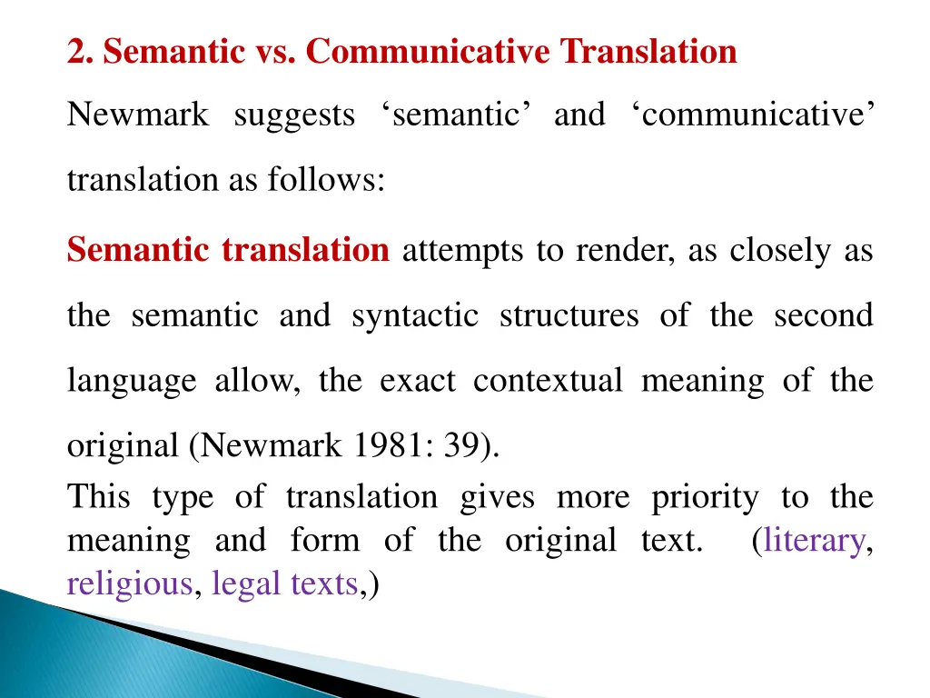 2 semantic vs communicative translation