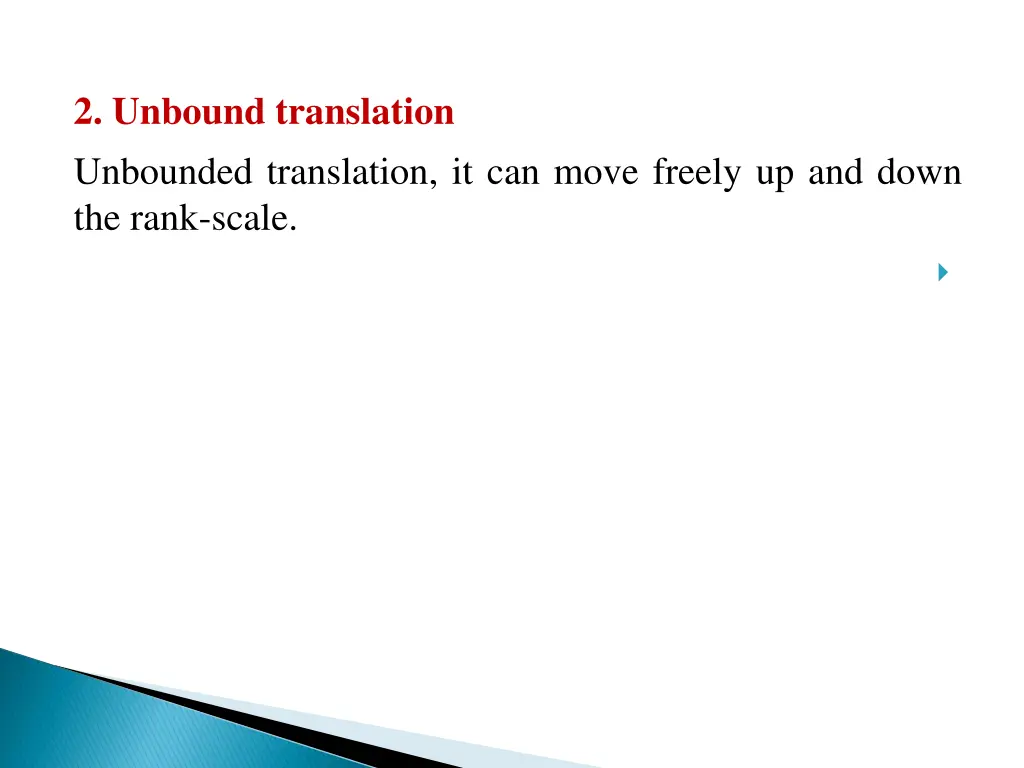 2 unbound translation unbounded translation