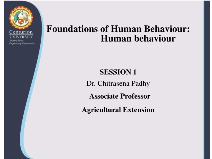 foundations of human behaviour human behaviour