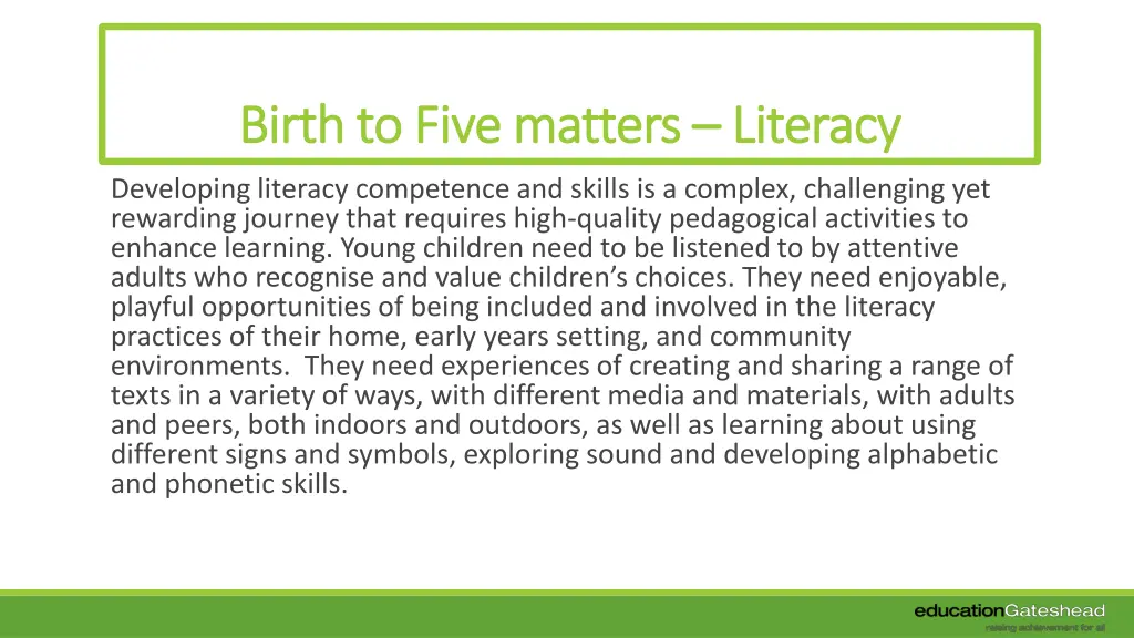 birth to five matters birth to five matters 1