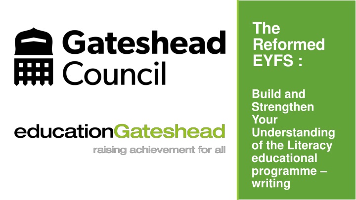 the reformed eyfs