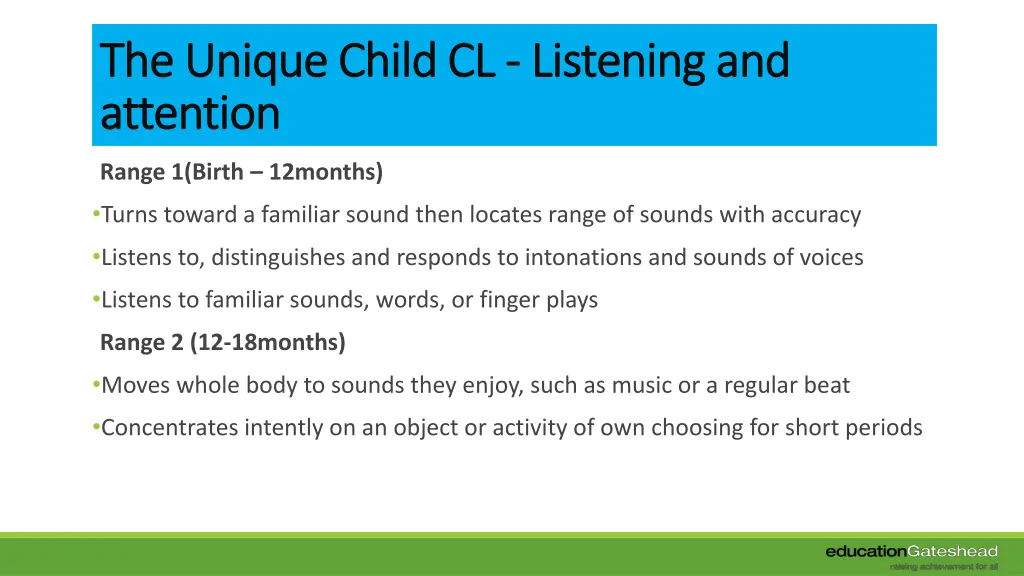 the unique child cl the unique child cl listening