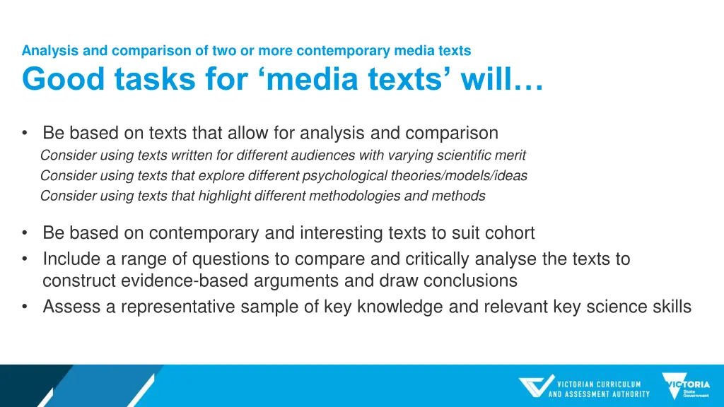 analysis and comparison of two or more