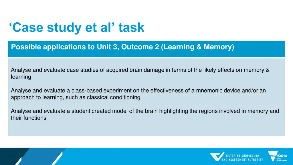 case study et al task 1