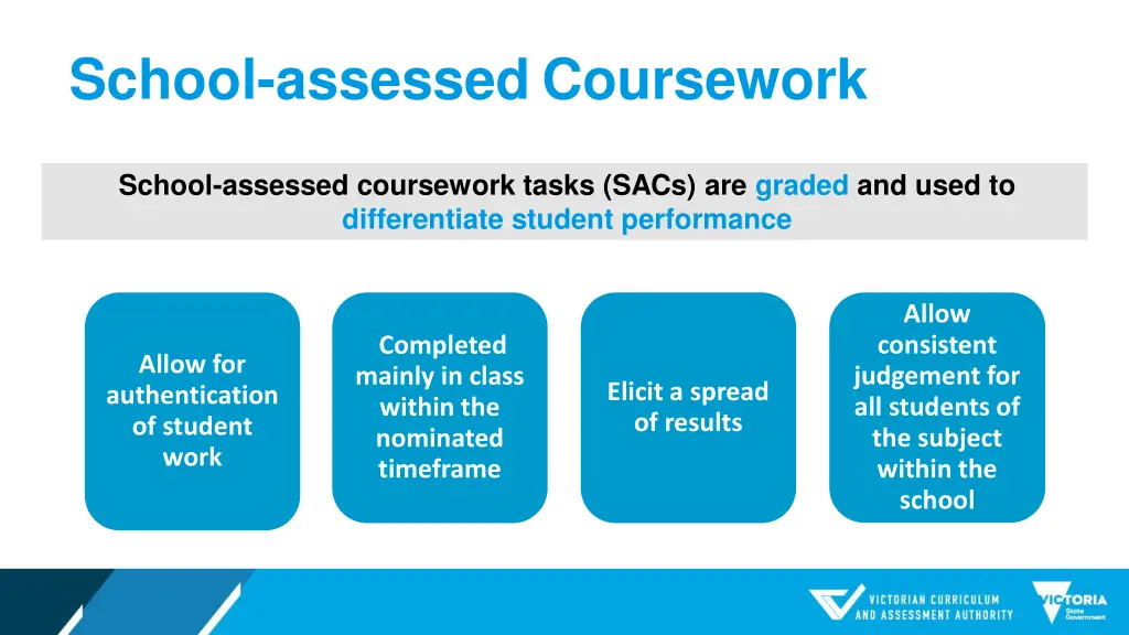 school assessed coursework