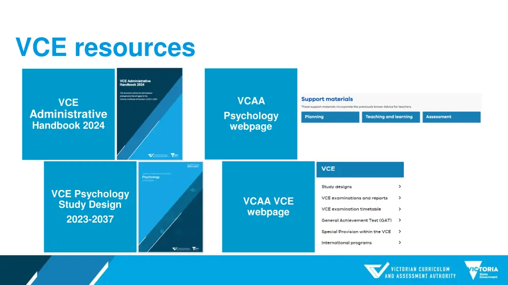 vce resources