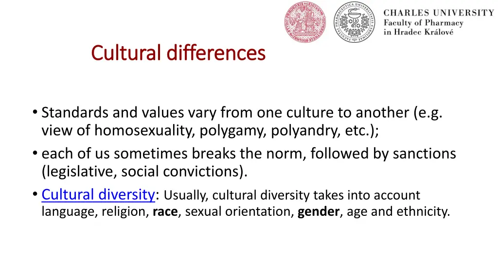 cultural differences cultural differences