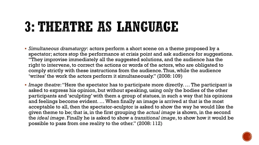 3 theatre as language