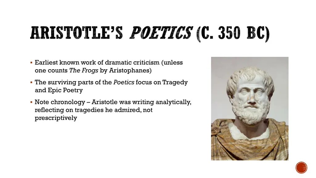 aristotle s poetics c 350 bc