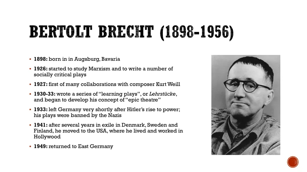 bertolt brecht 1898 1956