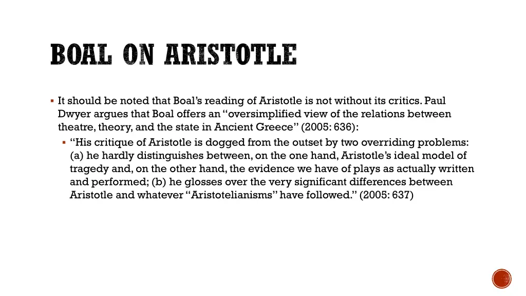 boal on aristotle 4