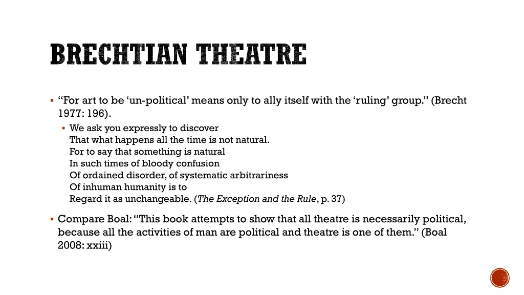 brechtian theatre 3