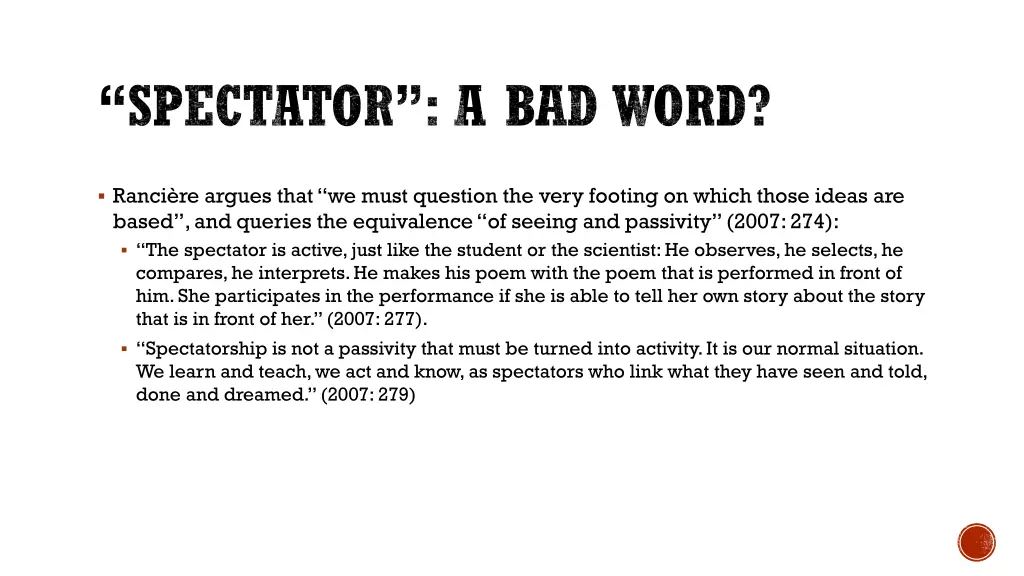 spectator a bad word 3